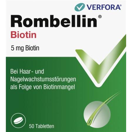 Rombellin Tabl 5 mg biotin 50 pcs - PrimeCare Global
