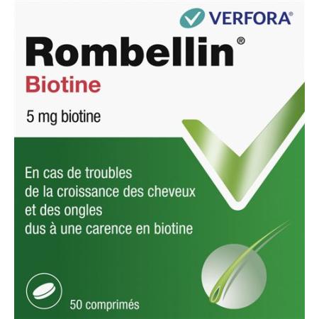 Rombellin Tabl 5 mg biotin 50 pcs - PrimeCare Global