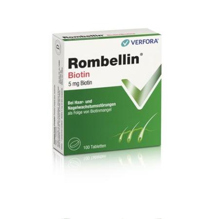 Rombellin Tabl 5 mg biotin 100 pcs - PrimeCare Global
