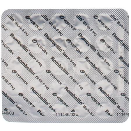 Rombellin Tabl 5 mg biotin 100 pcs - PrimeCare Global