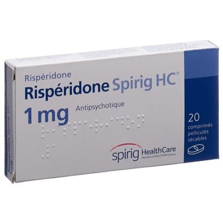 Risperidon Spirig HC Filmtabl 1 mg 20 pcs - PrimeCare Global