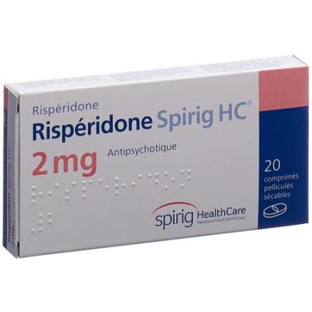 Risperidone Spirig HC Filmtabl 2 mg 20 pcs - PrimeCare Global