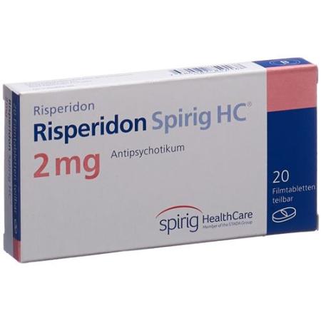 Risperidon Spirig 2 mg 60 filmtablets  - PrimeCare Global