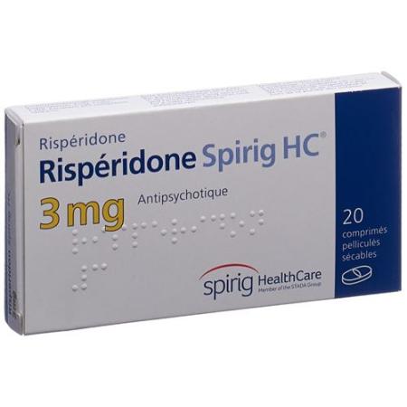 Risperidone Spirig HC Filmtabl 3 mg 20 pcs - PrimeCare Global