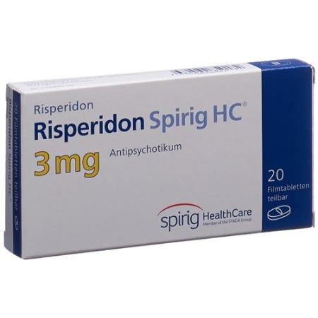 Risperidone Spirig HC Filmtabl 3 mg 60 pcs - PrimeCare Global