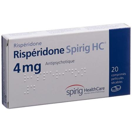 Risperidone Spirig HC Filmtabl 4 mg 20 pcs - PrimeCare Global