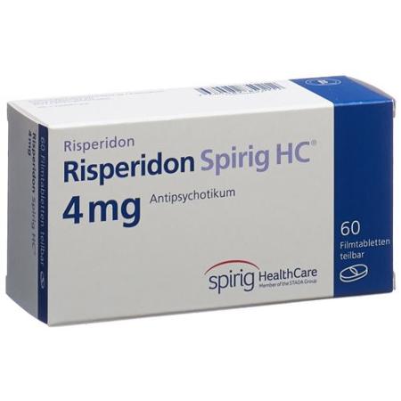 Risperidone Spirig HC Filmtabl 4 mg 60 pcs - PrimeCare Global