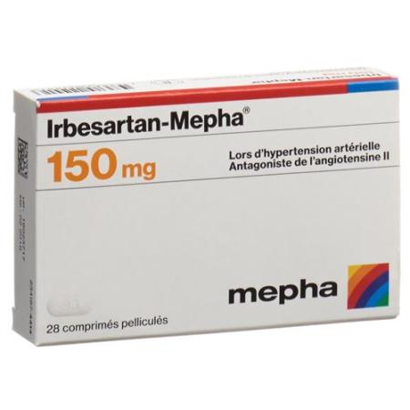 Irbesartan-Mepha Filmtabl 150 mg 28 pcs - PrimeCare Global