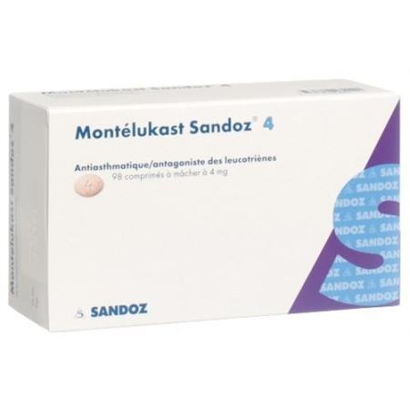 Montelukast Sandoz Kautabl 4 mg 98 pcs - PrimeCare Global