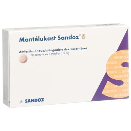 Montelukast Sandoz Kautabl 5 mg 28 pcs - PrimeCare Global