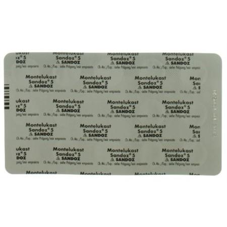 Montelukast Sandoz Kautabl 5 mg 28 pcs - PrimeCare Global