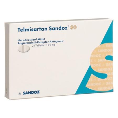 Telmisartan Sandoz Tabl 80 mg 28 pcs - PrimeCare Global