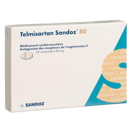 Telmisartan Sandoz Tabl 80 mg 28 pcs - PrimeCare Global