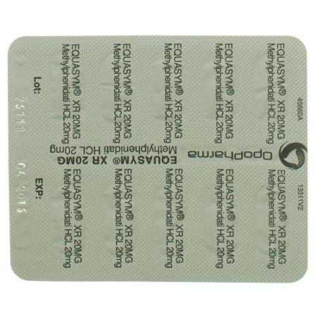 Equasym XR Ret Kaps 20 mg 30 pcs - PrimeCare Global