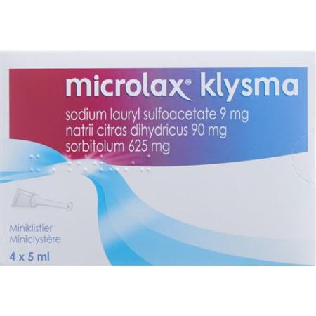 Microlax Klist 4 tube 5ml - PrimeCare Global