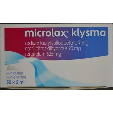 Microlax Klist 50 tube 5ml - PrimeCare Global