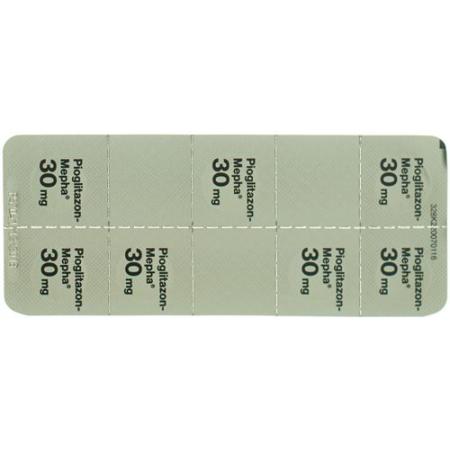 Pioglitazon Mepha 30 mg 28 tablets - PrimeCare Global