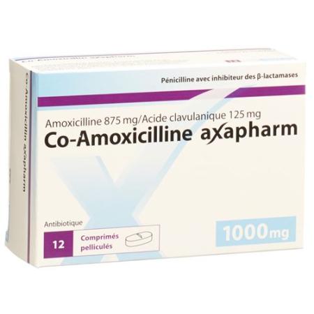 CO Amoxicillin Axapharm 1000 mg 12 filmtablets - PrimeCare Global