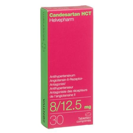Candesartan HCT Helvepharm Tabl 8/12.5mg 30 pcs - PrimeCare Global