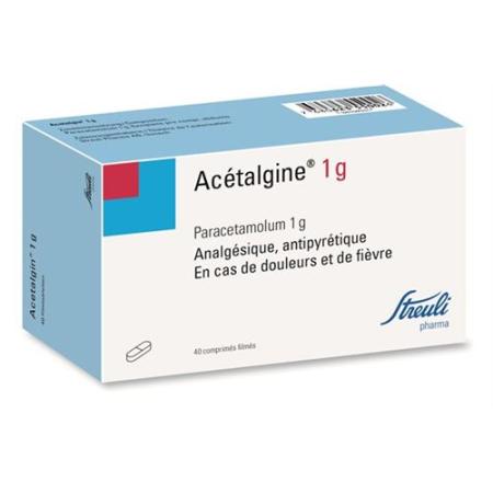 Acetalgin film tablet 1 g 40 pcs - PrimeCare Global