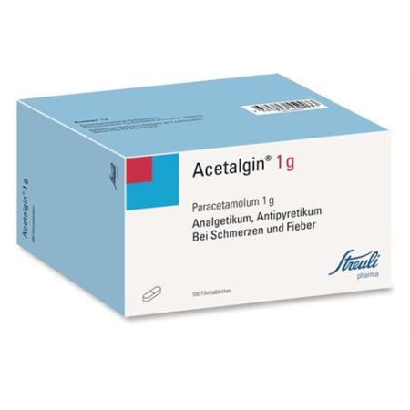 Acetalgin film tablet 1 g 100 pcs - PrimeCare Global