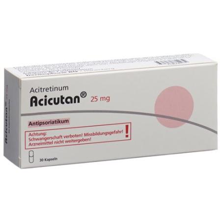 Acicutan Kaps 25 mg 30 pcs - PrimeCare Global
