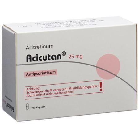 Acicutan Caps 25 mg 100 pcs - PrimeCare Global