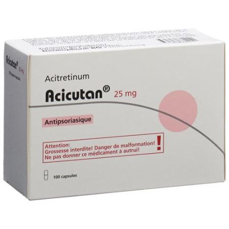Acicutan Caps 25 mg 100 pcs - PrimeCare Global