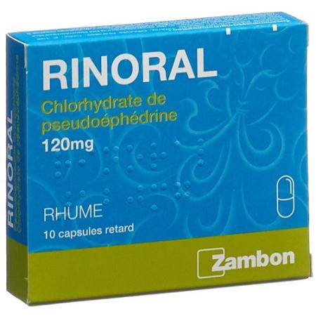 Rinoral Ret capsules 120 mg 10 pcs - PrimeCare Global