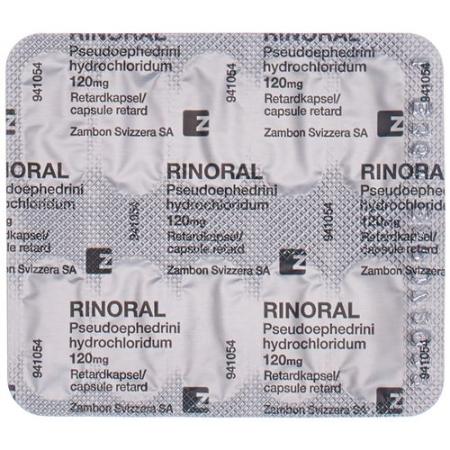 Rinoral Ret capsules 120 mg 10 pcs - PrimeCare Global