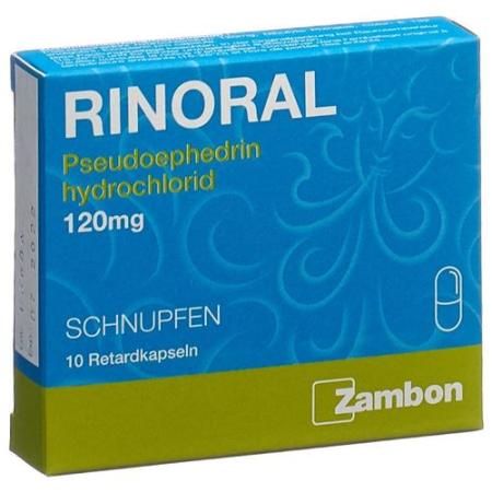 Rinoral Ret capsules 120 mg 10 pcs - PrimeCare Global