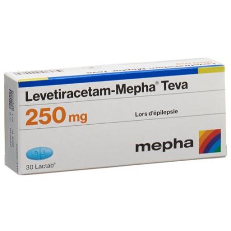 Levetiracetam-Mepha Teva Lactab 250 mg 30 pcs - PrimeCare Global