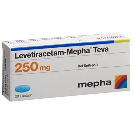 Levetiracetam-Mepha Teva Lactab 250 mg 30 pcs - PrimeCare Global