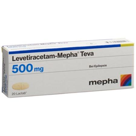 Levetiracetam-Mepha Teva Lactab 500 mg 20 pcs - PrimeCare Global