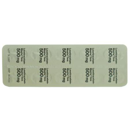 Levetiracetam-Mepha Teva Lactab 500 mg 20 pcs - PrimeCare Global