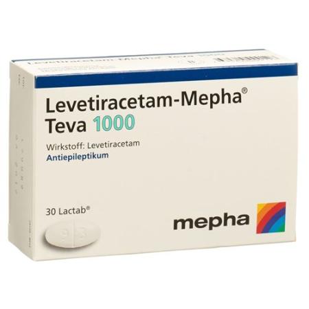 Levetiracetam-Mepha Lactab 1000 mg 30 pcs - PrimeCare Global