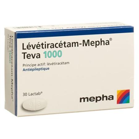 Levetiracetam-Mepha Lactab 1000 mg 200 pcs - PrimeCare Global