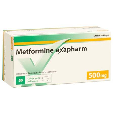Metformin Axapharm Filmtabl 500 mg 50 pcs - PrimeCare Global