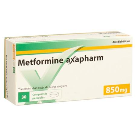 Metformin Axapharm Filmtabl 850 mg 100 pcs - PrimeCare Global