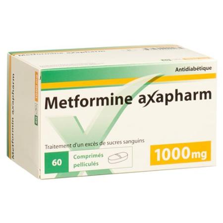 Metformin Axapharm Filmtabl 1000 mg 120 pcs - PrimeCare Global