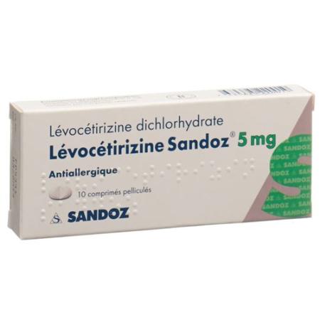 Levocetirizine Sandoz film tablets 5 mg 10 pcs - PrimeCare Global