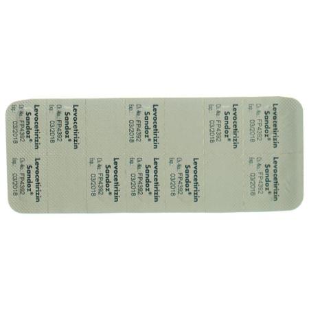 Levocetirizin Sandoz film tablets 5 mg 50 pcs - PrimeCare Global