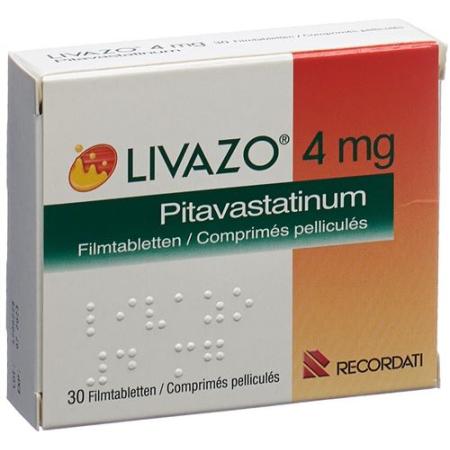 Livazo film tablets 4 mg 30 pcs - PrimeCare Global