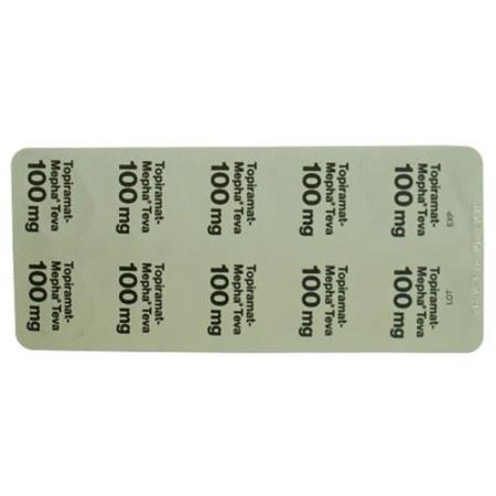 Topiramate-Mepha Teva Lactab 100 mg 60 pcs - PrimeCare Global