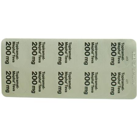 Topiramat Mepha Teva Lactabs 200mg 60 Stück - PrimeCare Global