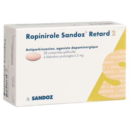 Ropinirole Sandoz Retard Ret Tabl 2 mg 28 pcs - PrimeCare Global