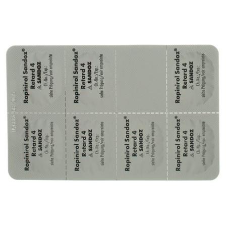 Ropinirole Sandoz Retard Ret Tabl 4 mg 28 pcs - PrimeCare Global