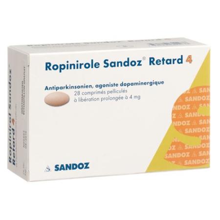 Ropinirole Sandoz Retard Ret Tabl 4 mg 28 pcs - PrimeCare Global