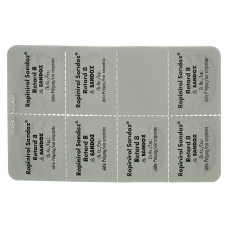 Ropinirole Sandoz Retard Ret Tabl 8 mg 28 pcs - PrimeCare Global