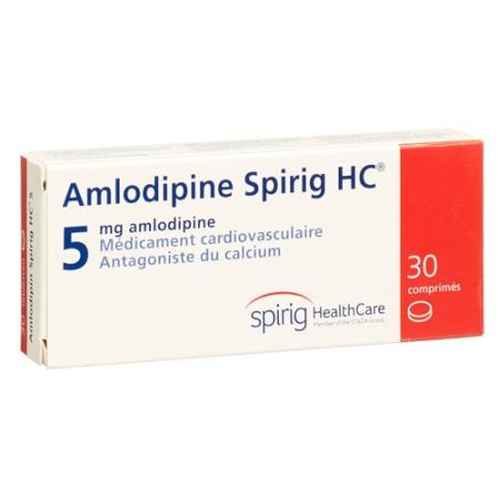 Amlodipine Spirig HC Tabl 5 mg 30 pcs - PrimeCare Global
